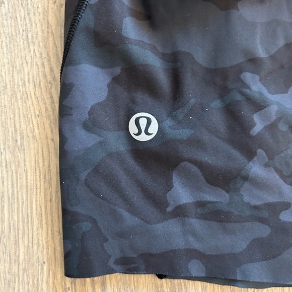 Lululemon Black Camouflage Biker Shorts - Picture 6 of 6